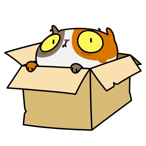 👀 Стикер «Cat Mark» для Telegram
