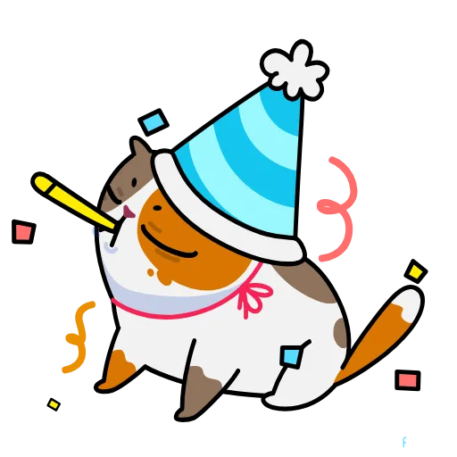 🥳 Стикер «Cat Mark» для Telegram