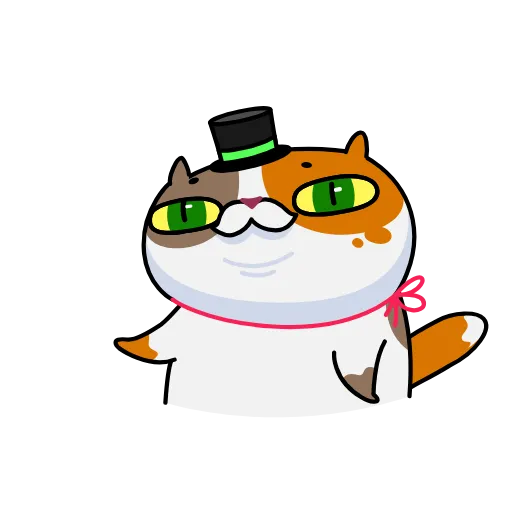 Стикерпак Cat Mark для Telegram