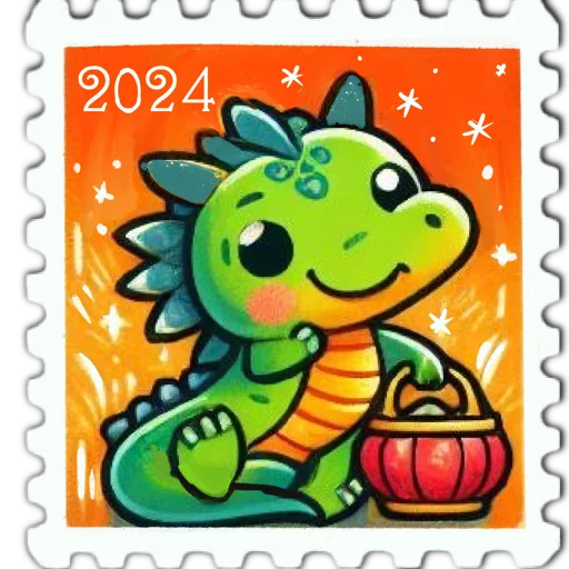 🥳 Стикер «марки» для Telegram