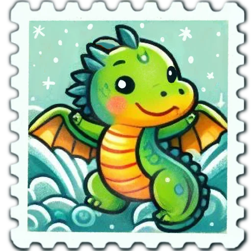 ❤️ Стикер «марки» для Telegram