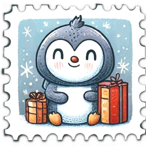 🎁 Стикер «марки» для Telegram