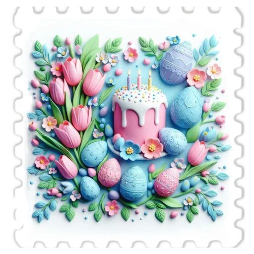 ❤️ Стикер «марки» для Telegram