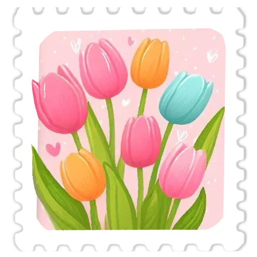 💐 Стикер «марки» для Telegram