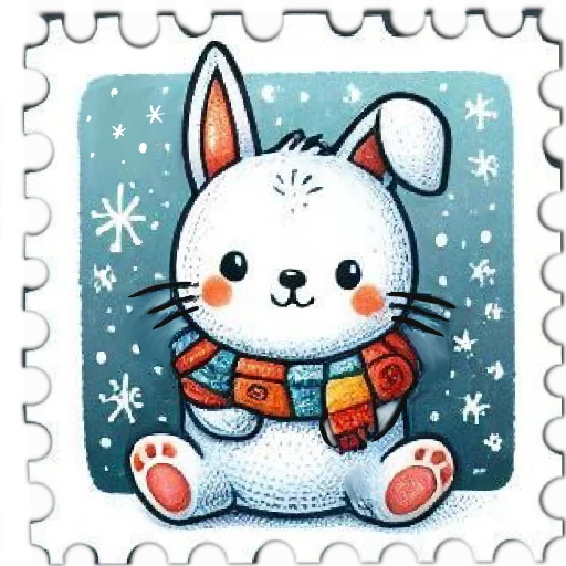 🥳 Стикер «марки» для Telegram