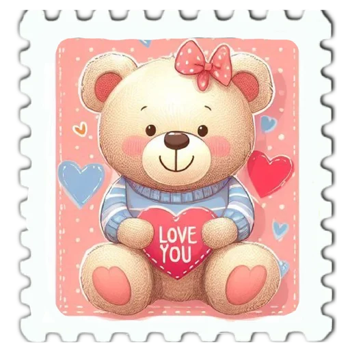 😍 Стикер «марки» для Telegram