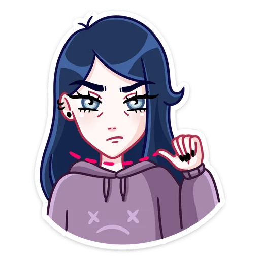 🔪 Стикер «Марла» для Telegram