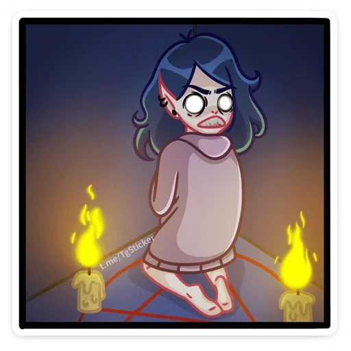 👹 Стикер «Марла» для Telegram