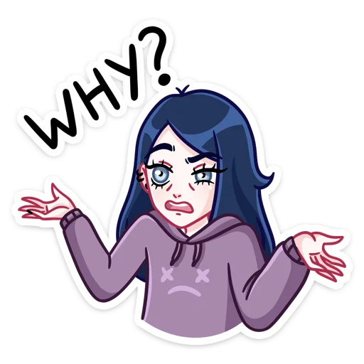 🤷‍♀ Стикер «Марла» для Telegram