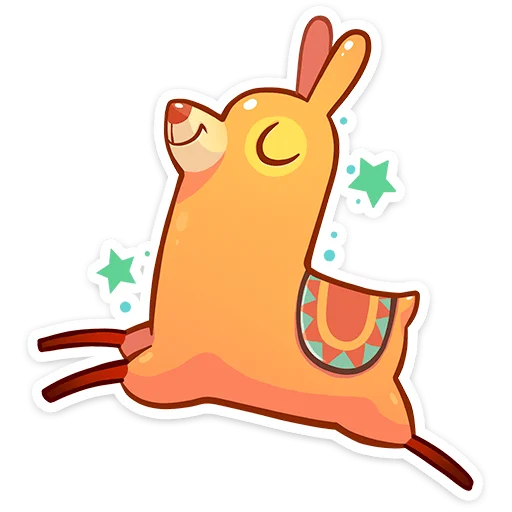 🏇 Стикер «Лама Марли» для Telegram
