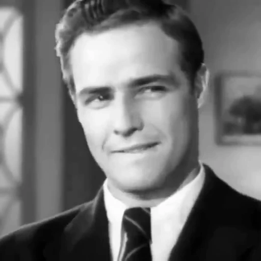 ❤️ Стикер «Marlon Brando» для Telegram