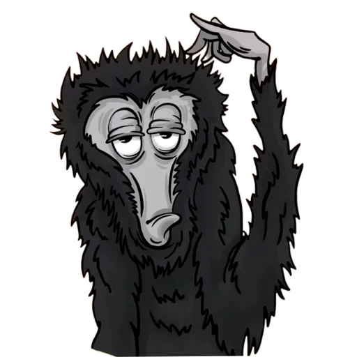 🐒 Стикер «Мармок 2» для Telegram