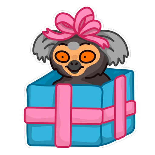 🎉 Стикер «мармозеточка» для Telegram
