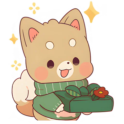 🎁 Стикер «Зимние Маро и Коро» для Telegram