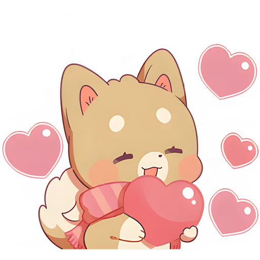 🫶 Стикер «Зимние Маро и Коро» для Telegram
