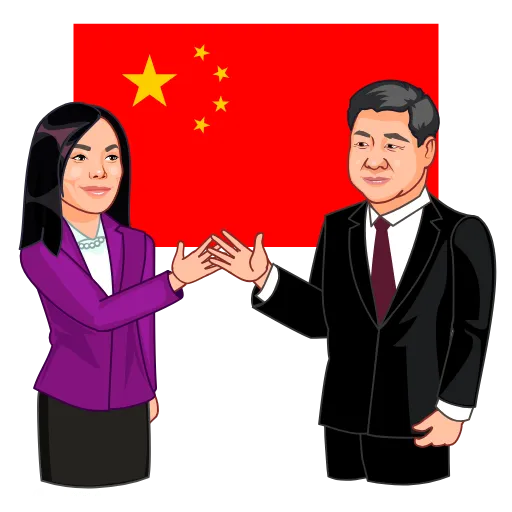 🤝 Стикер «Marpla» для Telegram