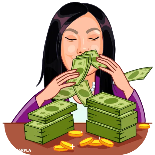 🤑 Стикер «Marpla» для Telegram
