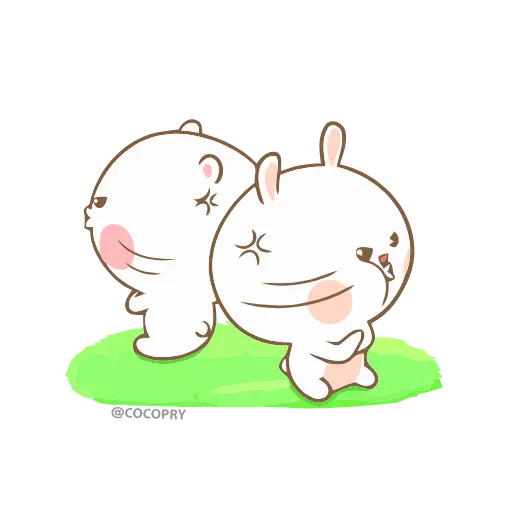 Стикер 32 Marshmallow Couple