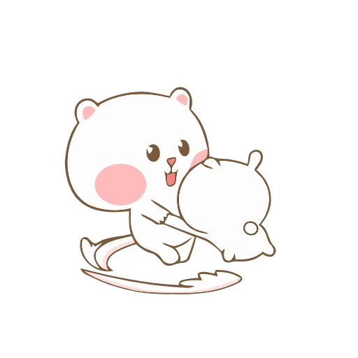 Стикер 18 Marshmallow Couple