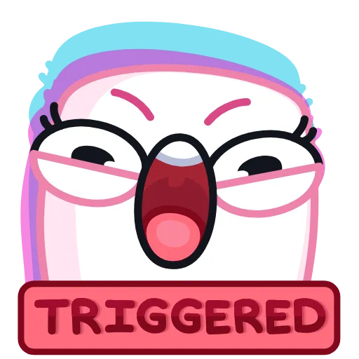 😡 Стикер «Маршмеллита» для Telegram