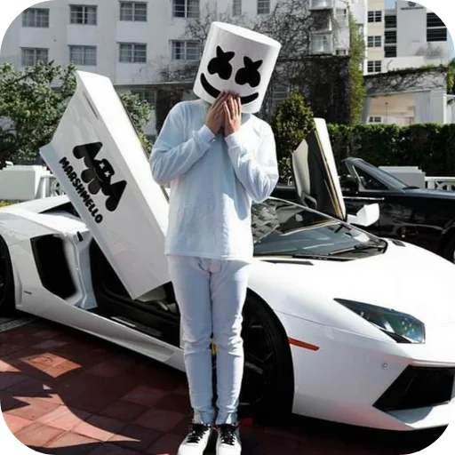 🚗 Стикер «Marshmello» для Telegram