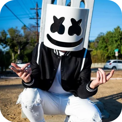 😎 Стикер «Marshmello» для Telegram