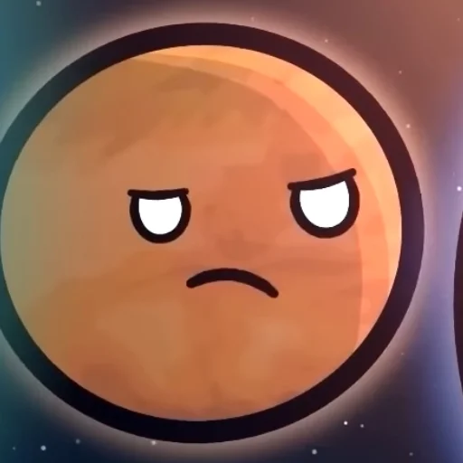 😑 Стикер «Марс･ω･)*•» для Telegram