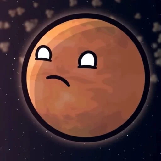😳 Стикер «Марс･ω･)*•» для Telegram