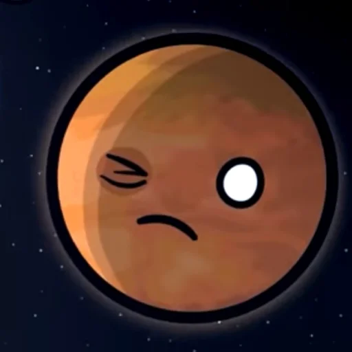 🤕 Стикер «Марс･ω･)*•» для Telegram