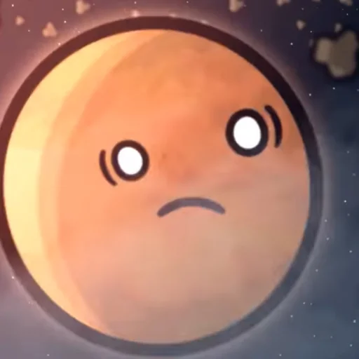 😳 Стикер «Марс･ω･)*•» для Telegram