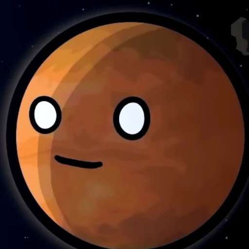 🙂 Стикер «Марс･ω･)*•» для Telegram