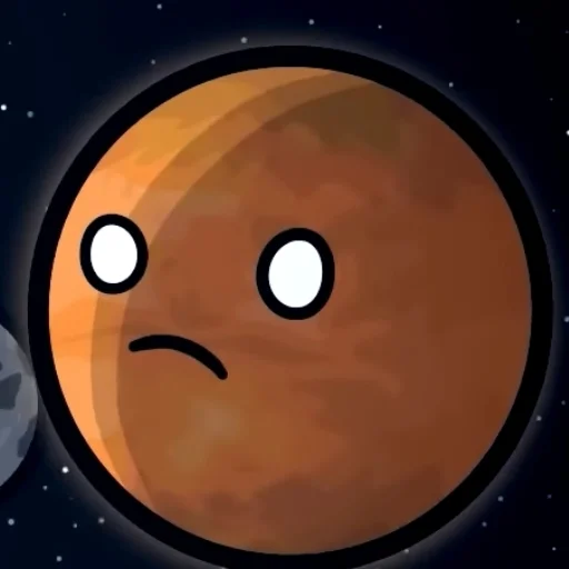😶 Стикер «Марс･ω･)*•» для Telegram