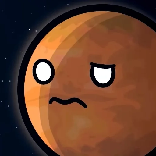 😥 Стикер «Марс･ω･)*•» для Telegram