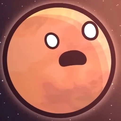 😮 Стикер «Марс･ω･)*•» для Telegram