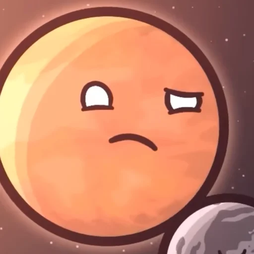 🤔 Стикер «Марс･ω･)*•» для Telegram