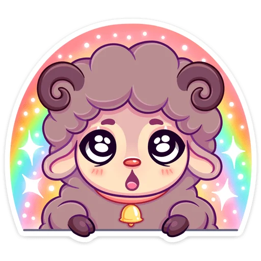 🌈 Стикер «Март» для Telegram