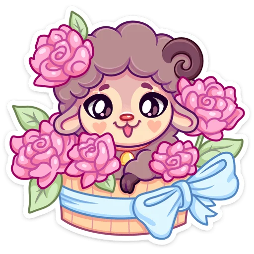 🌸 Стикер «Март» для Telegram