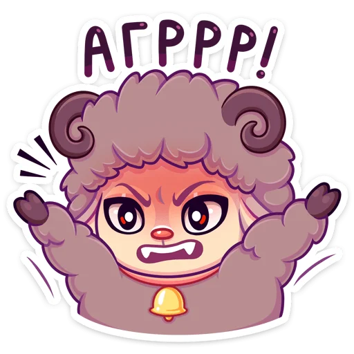 😡 Стикер «Март» для Telegram