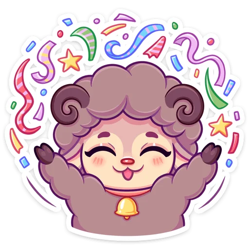 🥳 Стикер «Март» для Telegram