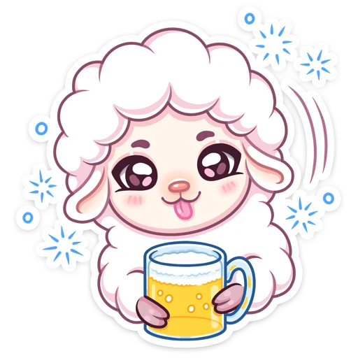 🍺 Стикер «Марта» для Telegram