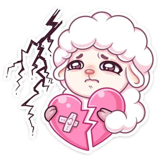 💔 Стикер «Барашек Март» для Telegram