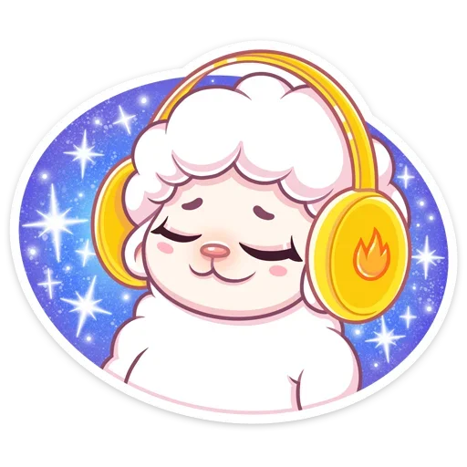 🎵 Стикер «Барашек Март» для Telegram