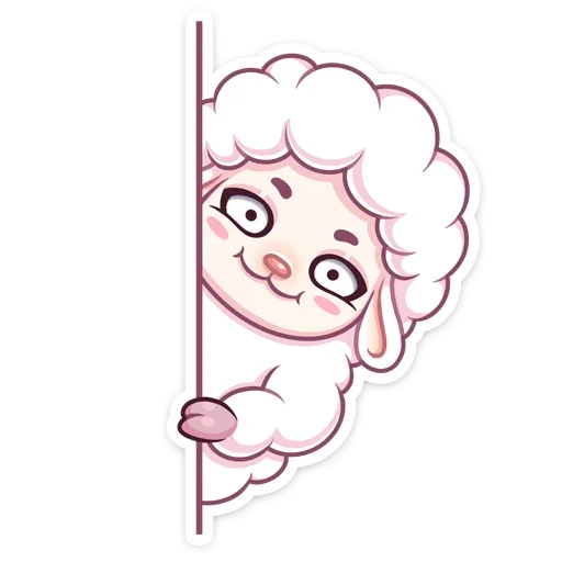 ☺️ Стикер «Барашек Март» для Telegram