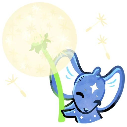 🌷 Стикер «Мару без надписей» для Telegram