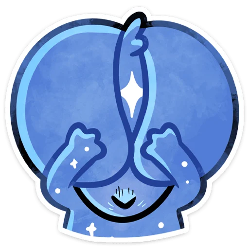 🫢 Стикер «Мару без надписей» для Telegram