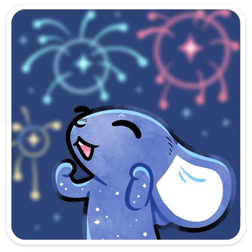 🎆 Стикер «Мару без надписей» для Telegram