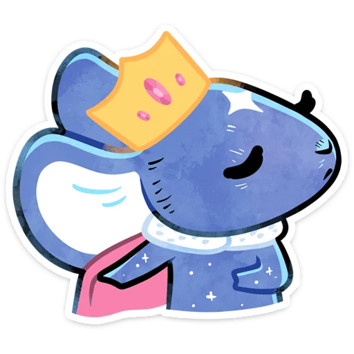 👑 Стикер «Мару без надписей» для Telegram