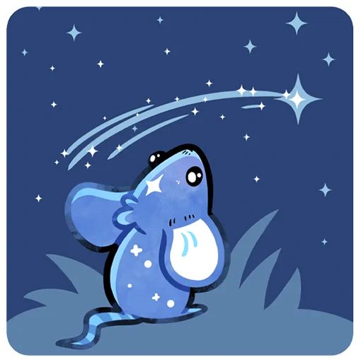 🤩 Стикер «Мару без надписей» для Telegram