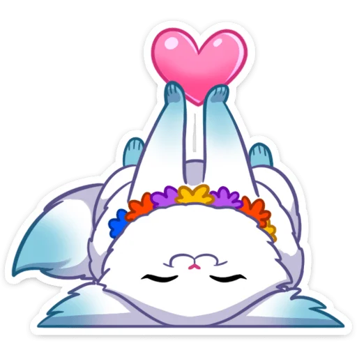 ❤️ Стикер «Мари и Хидэ Медовый месяц» для Telegram
