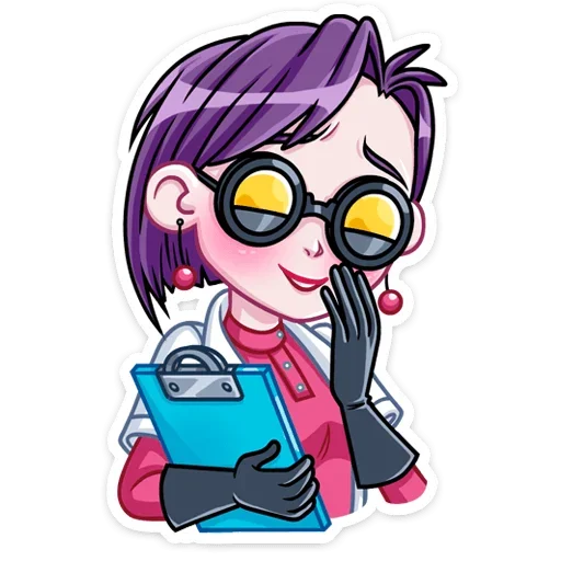 😀 Стикер «Мэри Вольт» для Telegram